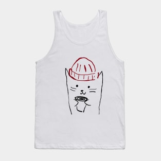 Cat In The Red Hat Tank Top